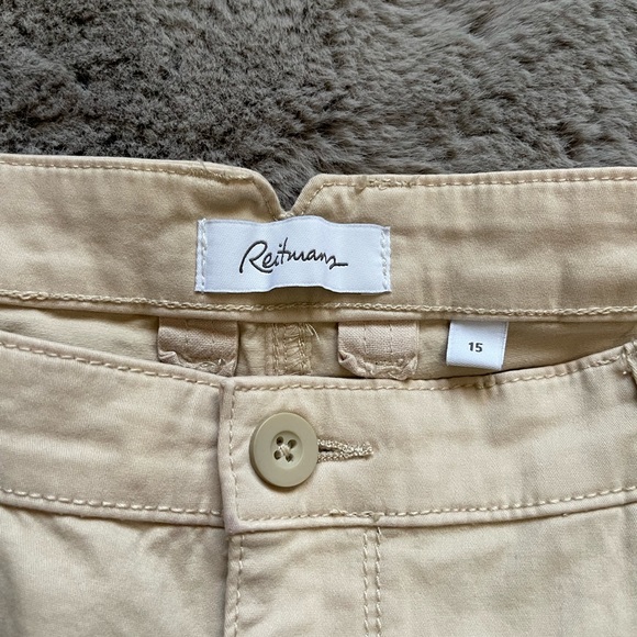 Cuffed Khaki Shorts - Picture 2 of 8